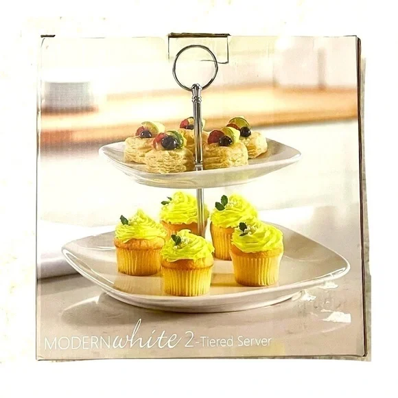 2-Tiered Serving Tray! Cake Stand! - Picture 2 of 3